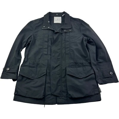 Jaqueta Moncler Chaplin Giubbotto preta com zíper completo poliamida tamanho 2 qualidade premium - Imagem 1 de 4