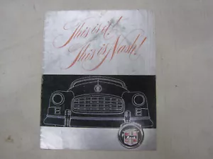 1949 Nash Airflyte Automobile Dealer Brochure Mailer - Picture 1 of 8
