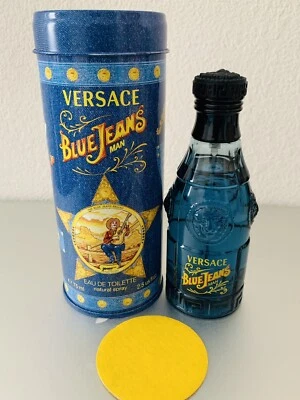 Pantalones de mezclilla Versace Blue Hombre M I Italia Edt 2,5 OZ spray original en lata como se muestra Foto 1 de 4