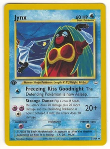 1. Edition Pokemon Jynx 31/64 Neo Revelation Pokemon Uncommon - NRMINT - MINT! - Bild 1 von 2