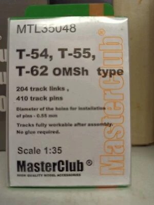 MODELLISMO- T-54/T-55/T-62 OMSh tracks type - MASTERCLUB MTL-35048 -1/35 scale - Immagine 1 di 2