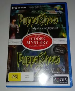 RARE PC GAME THE PUPPET SHOW - 2 PC GAME PACK (CD ROM, 2011) FREE POSTAGE - Picture 1 of 6