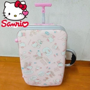 Hello kitty Kawaii Pink small Trolley bag travel Sanrio Discontinued Unused - Picture 1 of 10
