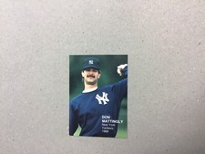 1989 Action Superstars Don Mattingly New York Yankees Display Card #2