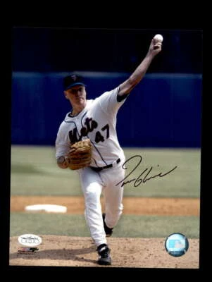 Tom Glavine JSA Cert Sticker SOP Signed 8x10 Mets Photo Autograph - Image 1 of 2