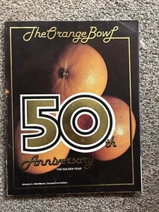 Orange Bowl 50th Anniversary Golden Year January 2 1984 Program Miami Florida - Bild 1 von 3
