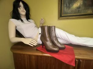 YSL Yves Saint Laurent Buttery Soft Brown Boots NWB $795++ Camden 90 booties - Picture 1 of 6