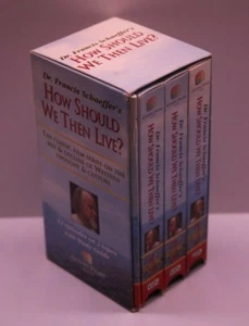! VINTAGE VHS ! GOSPEL FILMS ! Dr FRANCIS SCHAEFFER'S HOW SHOULD WE THEN LIVE ?? - Picture 1 of 6