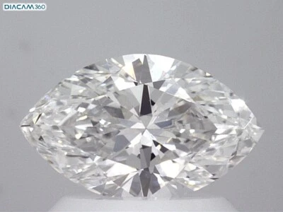1.02 Carat F-IF Gem make Natural Diamond Marquise Cut GIA Certified Flawless - Image 1 of 4