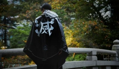 Kimetu No Yaiba atmos Poncho BLK 20FA-I A / D2 - Image 1 of 4