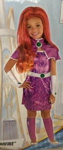 Starfire DC Superhero Child Large 12-14 Halloween Costume Dress Up - Picture 1 of 4