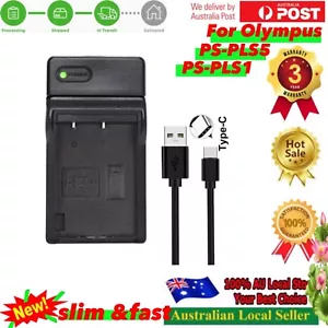 USB Battery Charger For Olympus BLS-5 PS-BLS5 BLS-50 AUS STOCK BRAND NEW - Picture 1 of 19