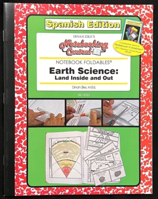4th Grade & Up - NOTEBOOKING CENTRAL FOLDABLES - EARTH SCIENCE (SPANISH EDITION) - Image 1 of 4