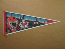 AHL Albany River Rats Vintage Defunct 1993 Goalie Helmet Team Logo Pennant #5