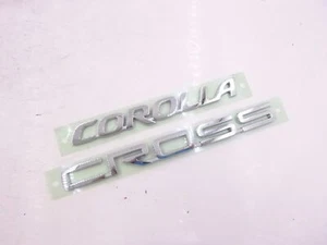 OEM Toyota Chrome Tailgate Rear Emblems for 2022-2024 Corolla Cross - Picture 1 of 4
