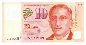 Singapore ... P-48a ... 10 Dollars ... ND (2005) ... Gem *UNC* Prefix : "9AA. - Picture 1 of 2