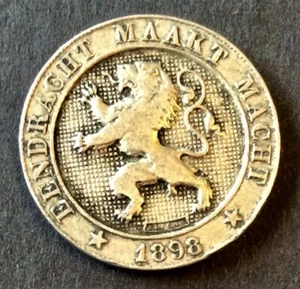 Belgique - Léopold II -  Jolie  5 Centimes 1898 VL  date plus rare (1) - Imagen 1 de 2