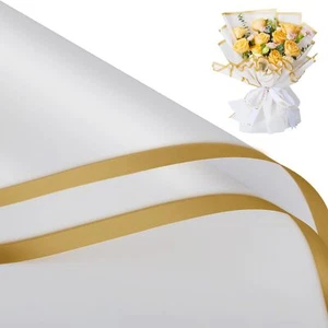 Floral Wrapping Paper Waterproof Sheets for Fresh Bouquets DIY Gift Packaging - Picture 1 of 6