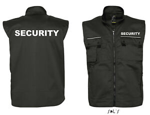 Security Weste fester Stoff  Sicherheitsdienst, Ordner oder Security