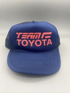 Vintage Team Toyota Rope Hat Cap Navy Blue  - Picture 1 of 5