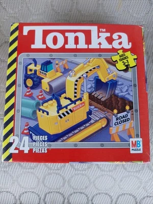 Rompecabezas para niños Milton Bradley Hasbro 2002 TONKA 24 piezas edades 3-7 Foto 1 de 4