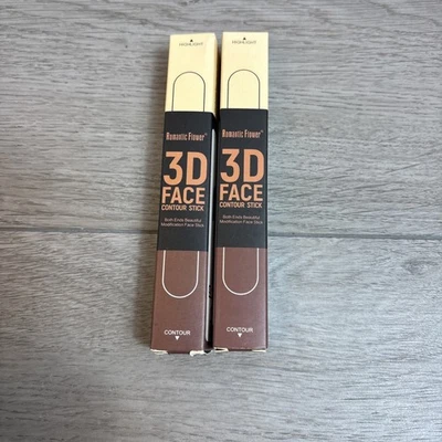Romantic Flower 3D Face Contour Stick New With Box Set Of 2 - Image 1 of 3
