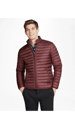 Мужская куртка-пуховик Brooks Brothers L Thermore Insulation из красного флиса на молнии - Изображение 1 из 4