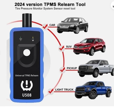TPMS Reset Tool Relearn Auto Tire Pressure Sensor For Ford Chevy Dodge Ram Truck - Image 1 of 4