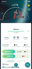 Pok&eacute;mon GO Shiny Honedge ✨️