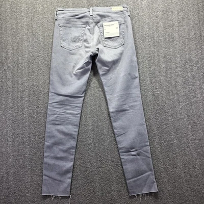 Pantalones de mezclilla AG Adriano Goldschmied para mujer 26 grises el tobillo súper ajustados nuevos con etiquetas Foto 1 de 4