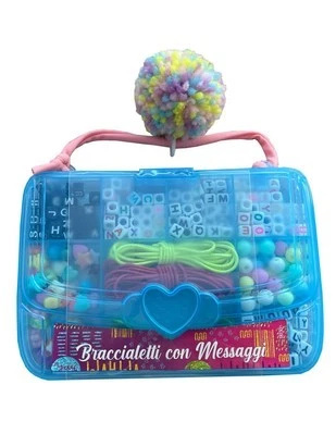 Bracciale - Clementoni Crazy Chic - Braccialetti Dell'amicizia Blue (expo 14pz) - Immagine 1 di 1