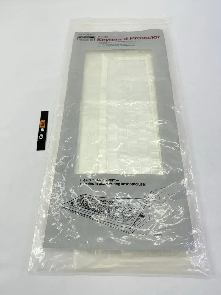 Vintage Tandy 1000 Personal Computer Keyboard Authentic Original Clear Cover - Image 1 of 4
