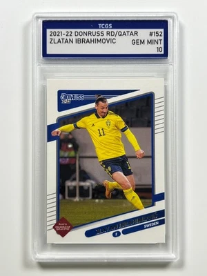2021-22 Panini Donruss #152 Zlatan Ibrahimovic TCGS Gem Mint 10 - Image 1 of 2