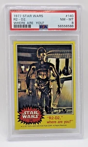 1977 Star Wars #140 R2-D2 Where are You? PSA NM-MT 8 - Picture 1 of 2