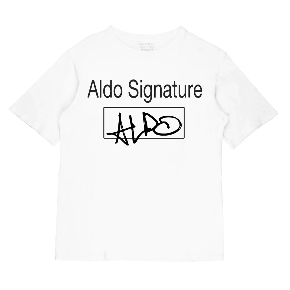 Camiseta Aldo Swag 'Signature', Blanca, Talla: Grande Foto 1 de 1