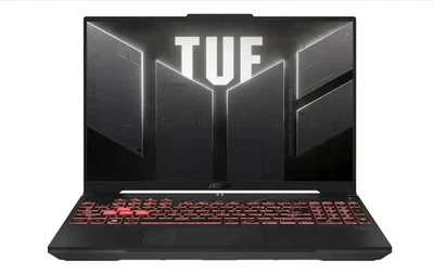 全新华硕 TUF 游戏 A16 笔记本电脑 16 英寸 RTX 4050 锐龙 7 7445HS 16GB RAM 512GB 固态硬盘 — 第 1/4 张图片