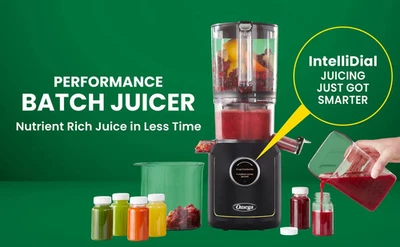 Exprimidor por lotes Omega Ultimate Performance IntelliDial OMSMBTBK13 excelente usado Foto 1 de 4