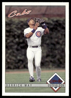 1993 O-Pee-Chee Derrick May Chicago Cubs #159 - Image 1 of 2