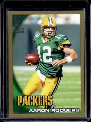 2010 Topps #150 Aaron Rodgers Gold /2010 Green Bay Packers NM-MINT++ - Image 1 of 2