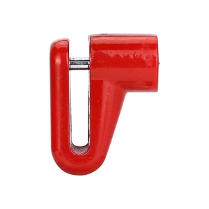 Metal Bike Lock Disc Brakes Anti Theft Bicycle Locks With Frame & Keys Red - Picture 1 of 9