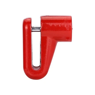 Metal Bike Lock Disc Brakes Anti Theft Bicycle Locks With Frame & Keys Red - Image 1 of 4