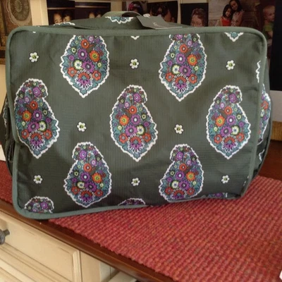 NEW Vera Bradley SET of 3 Packing Cubes KEW GARDENS GREEN Ripstop - Image 1 of 3