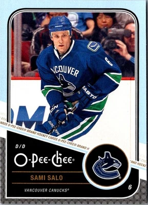 2011 O-Pee-Chee Sami Salo #187 Vancouver Canucks Hockey Card - Image 1 of 2