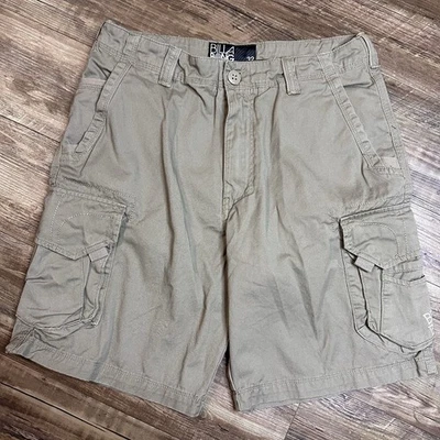 Y2K Billabong Board Short Cargo Surf Skate Size 32 Tan Loose Baggy - Image 1 of 4