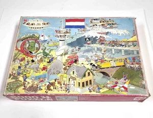 Rompecabezas vintage Jumbo 1746 Jan van Haasteren - por aire tierra mar - 2000 piezas - 39 pulgadas - Imagen 1 de 4