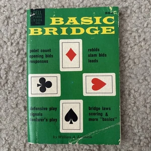 Vintage 1964 Dell Purse Books Basic Bridge #0461 William A. Levinson - Imagen 1 de 12