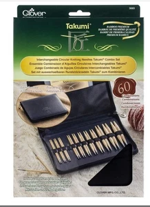 Clover Takumi Combo - Juego de agujas de tejer circulares intercambiables - Imagen 1 de 3