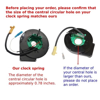 Clock Spring For 2001 2002 Jeep Wrangler TJ without cruise control 56047103AB Foto 1 de 4