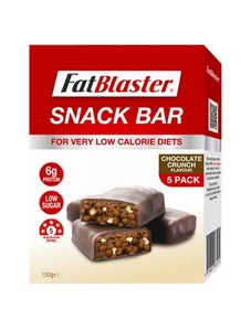 FatBlaster Very Low Calorie Diet Snack Bar 5 x 30g (150g) Chocolate Crunch VLCD - Picture 1 of 3