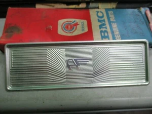 Austin A40, A30, A35, A90 radio blanking plate original 14A9928 BMC NOS - Picture 1 of 4